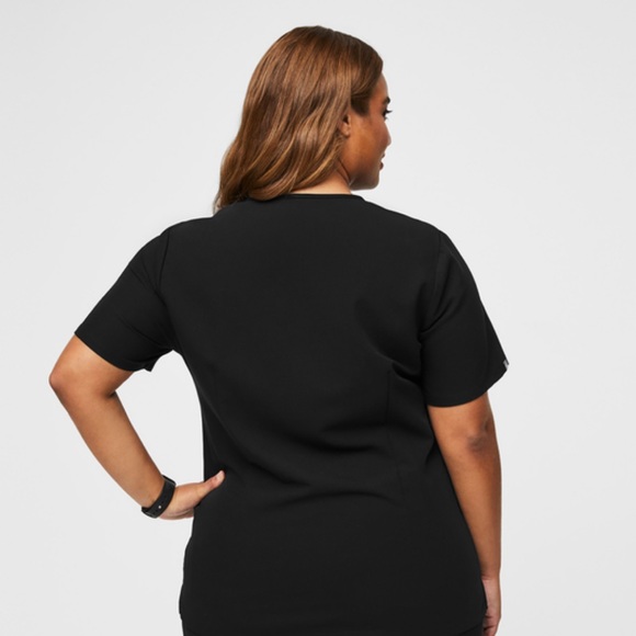 Figs Catarina One-Pocket Scrub Top Black - Size XL - Picture 4 of 4